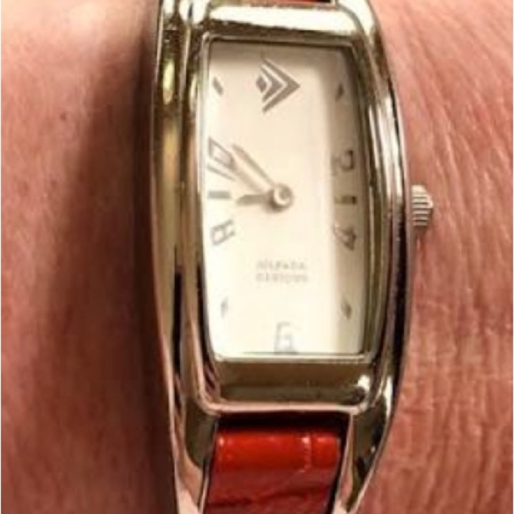 Silpada Red Leather watch - Picture 2 of 6